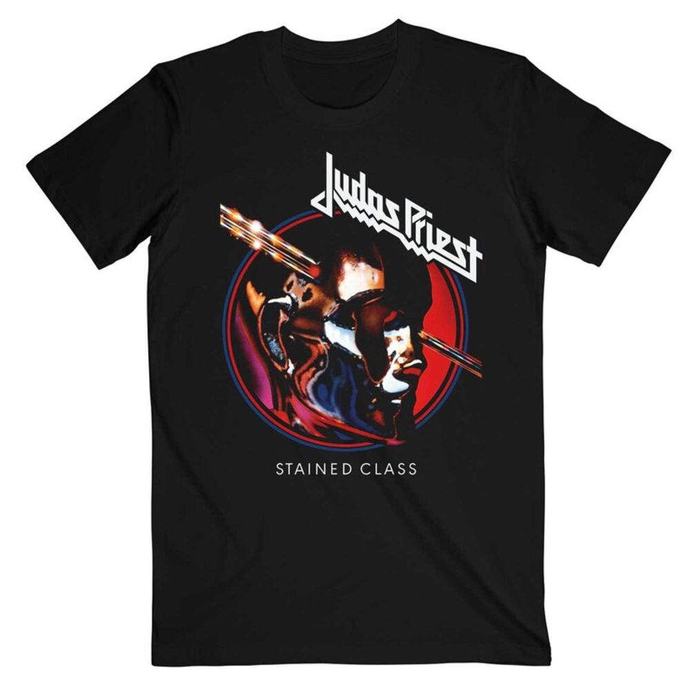 Judas Priest Unisex Adult Stained Class Circle T-Shirt / Black
